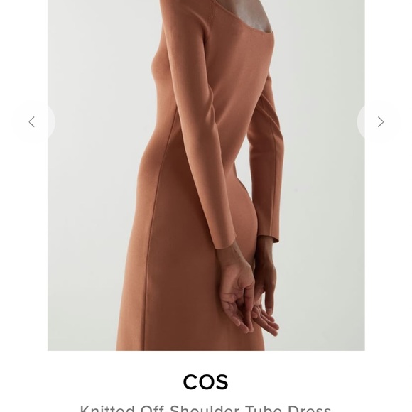 Beautiful COS Knitted Off-ShoulderTube Dress - Picture 3 of 8